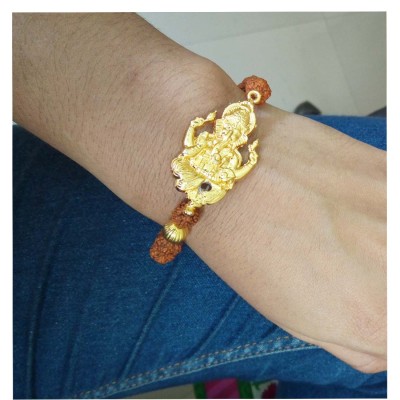 Rudraksha Bracelet Ganesha Pendant